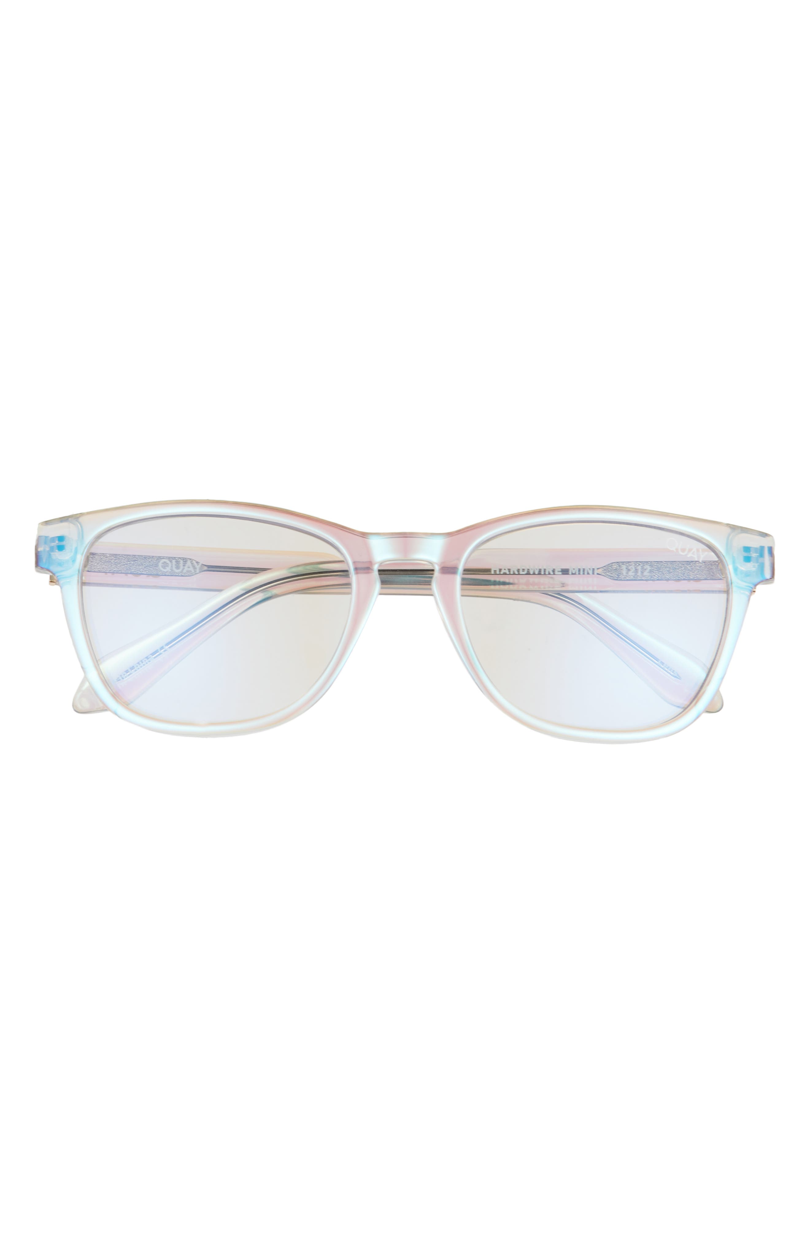 clear iridescent sunglasses