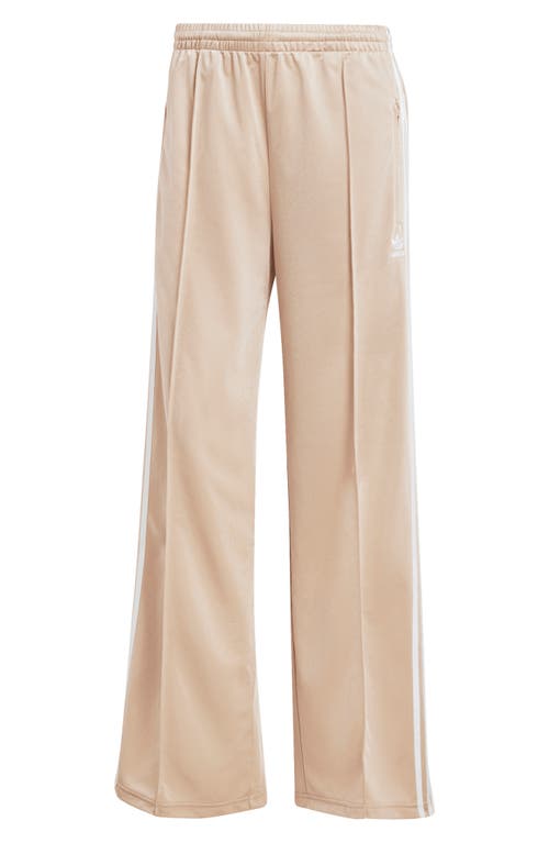 Shop Adidas Originals Adidas Adicolor Firebird Recycled Polyester Track Pants In Magic Beige