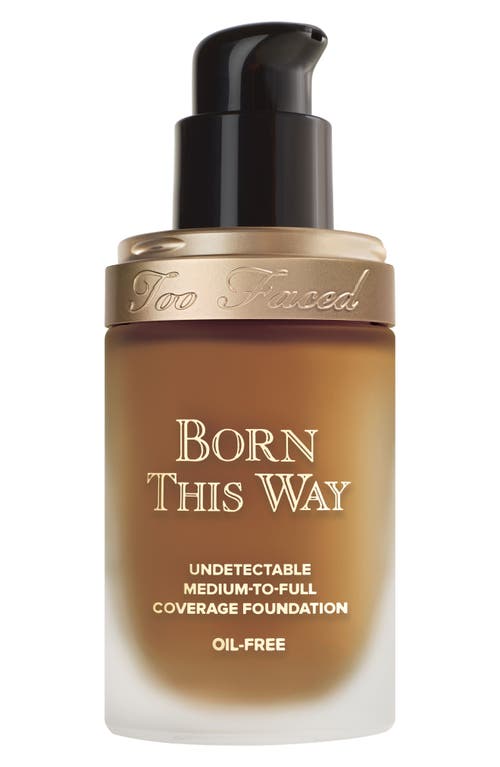 Too Faced Born This Way Natural Finish Longwear Liquid Foundation Chestnut 1 oz/ 30 ml In Chestnut