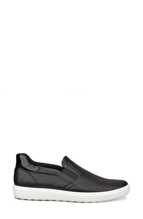 Ecco Women's Soft 7 Easy Slip-on Sneakers In Black