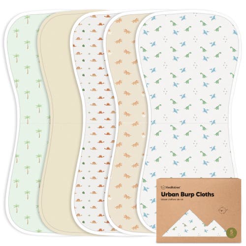 KeaBabies Baby Burp Cloths in Roarsome at Nordstrom