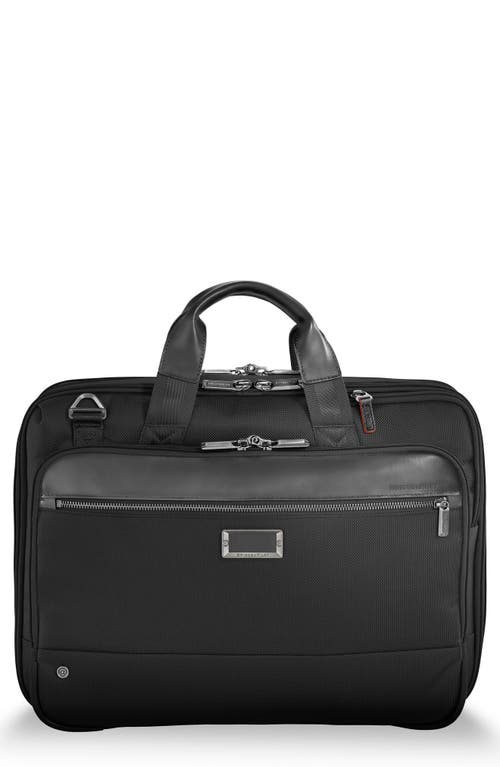 @work Expandable Briefcase in Black