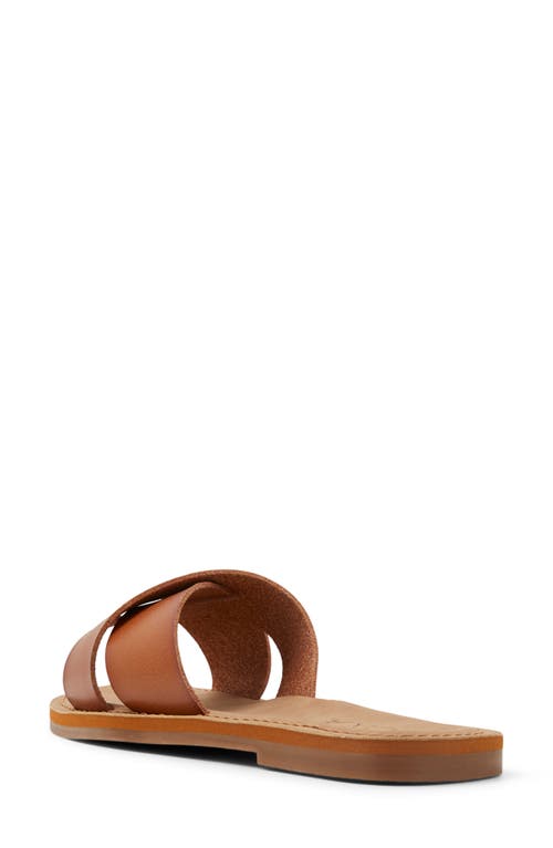 Roxy Andreya Slide Sandal In Tan