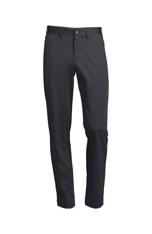 Shop Lands' End Traditional Fit Flex Performance Golf Pants In Charcoal