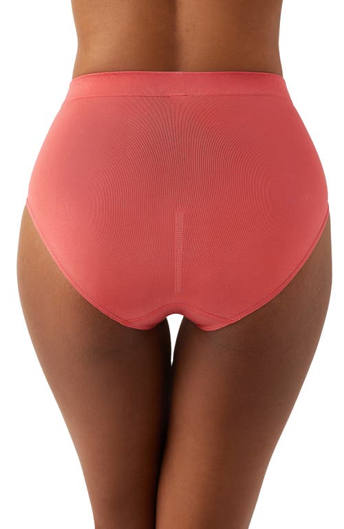 Shop Wacoal B-smooth High Cut Briefs In Mineral Red