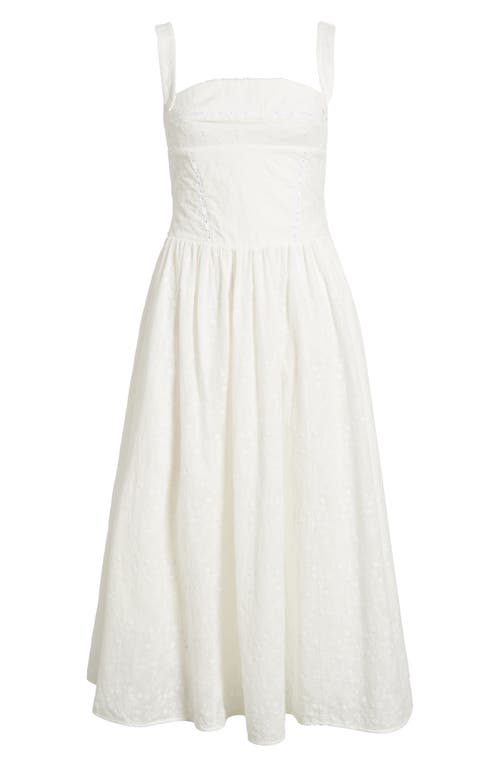 Shop House Of Cb Vivien Midi Sundress In White