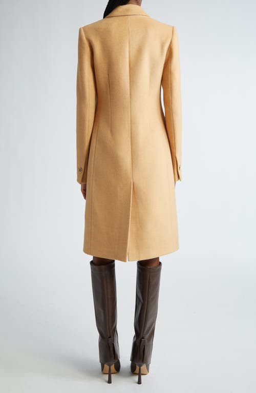 St John St. John Collection Wool & Cashmere Coat In Heather Dune