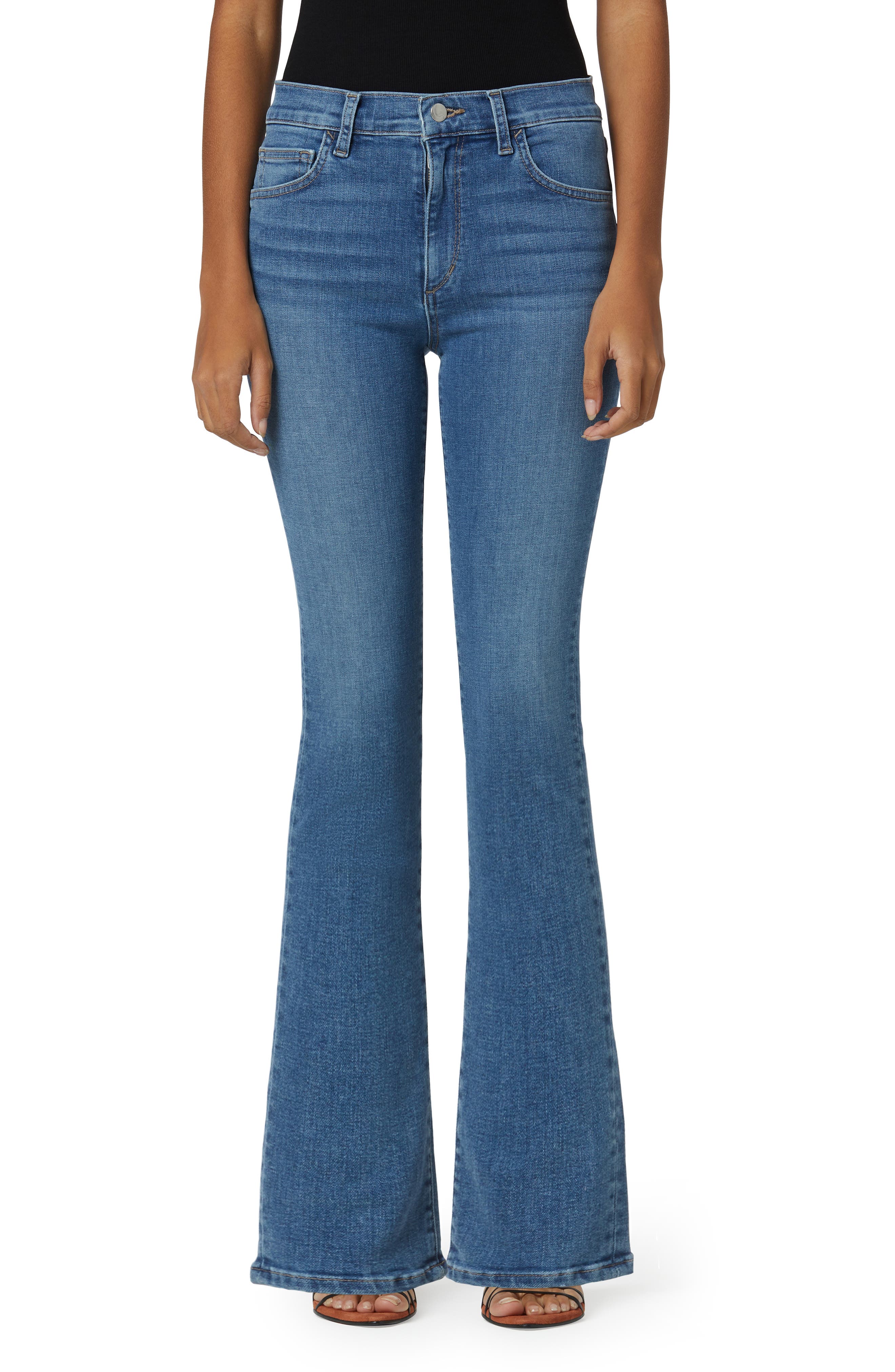 Joe's High Rise Flare Leg Jeans 