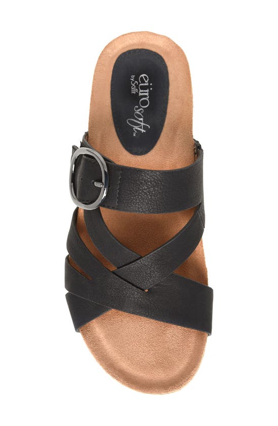 Shop Eurosoft Gwenda Slide Sandal In Black