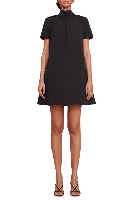 STAUD Ilana Tie-Back Bow Mini Shift Dress | Smart Closet STAUD Ilana Tie-Back Bow Mini Shift Dress | Smart Closet