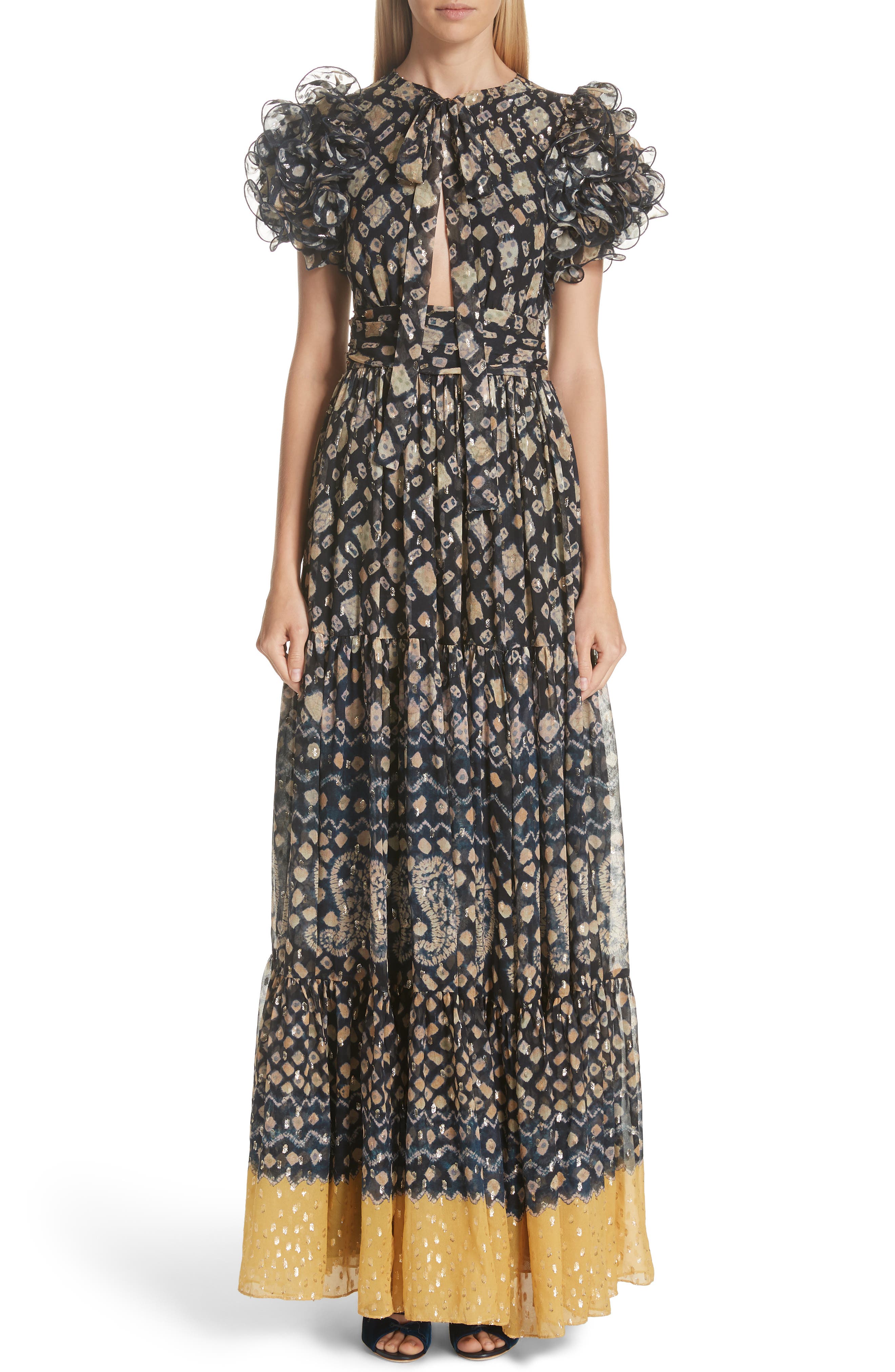 ulla johnson maxi skirt