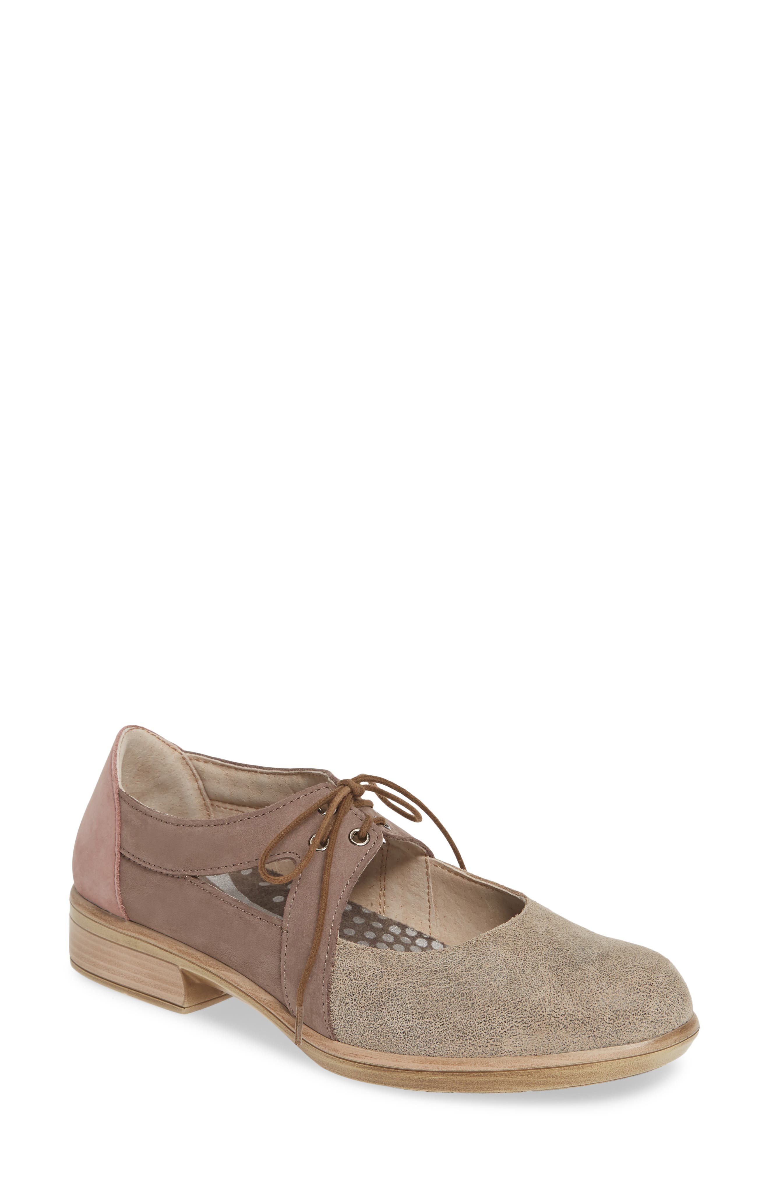 Naot Alisio Lace-Up Shoe, Beige
