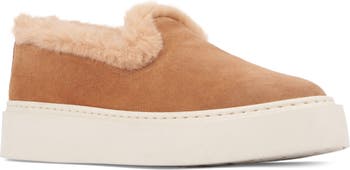 Letty Faux Fur Lined Slip On Shoe