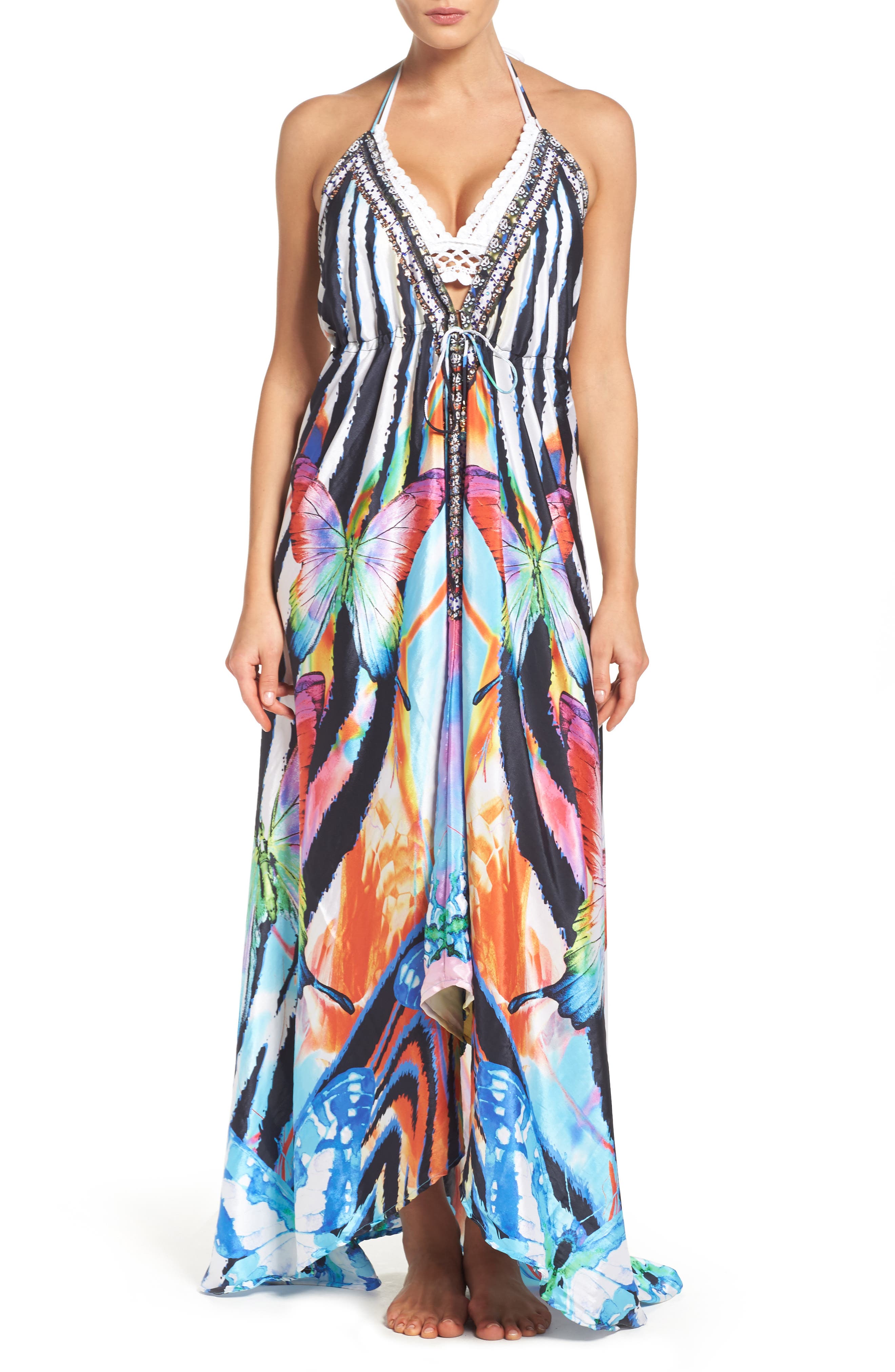 Asa Kaftans Tortuga CoverUp Maxi Dress Nordstrom