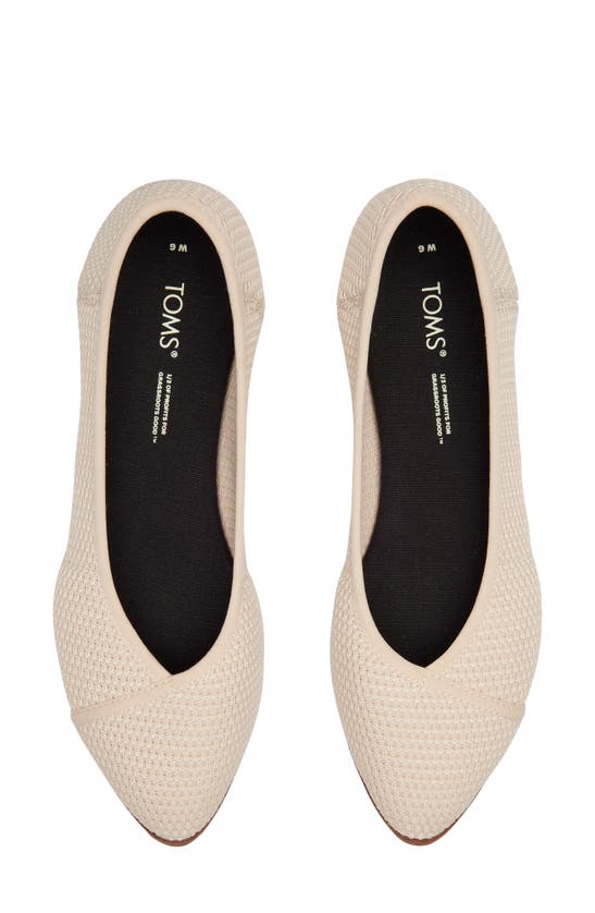 Shop Toms Katie Knit Flat In Natural
