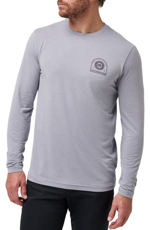 Shop Travismathew Finnen Long Sleeve Graphic T-shirt In Heather Grey