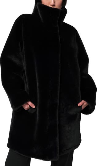 Apparis Blair Mid Length Recycled Polyester Pluche Faux Fur Coat Nordstrom