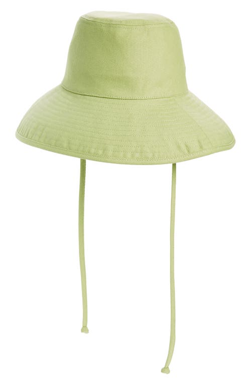 Shop Lack Of Color Holiday Cotton Canvas Bucket Hat In Pistachio