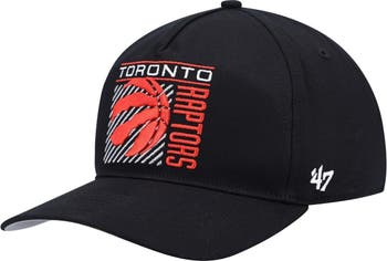 47 Men's '47 Black Toronto Raptors Reflex Hitch Snapback Hat