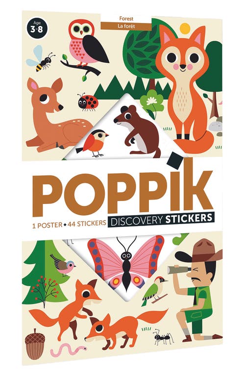 Scrunch The Forest Discovery Poster & Stickers in Multi at Nordstrom