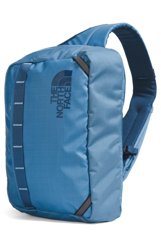 Shop The North Face Base Camp Voyager Sling Backpack In Indigo Stone/ Steel Blue/ Blue
