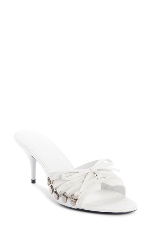 Balenciaga Cagole Slide Sandal Optic White at Nordstrom,