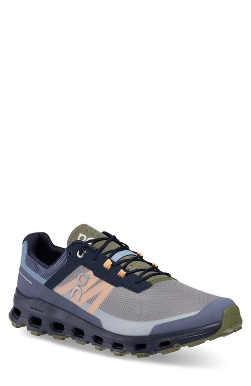 On Cloudvista Trail Running Shoe In Midnight/ Olive