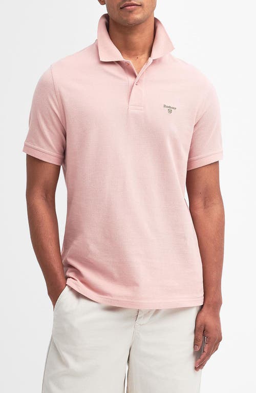 Barbour Lightweight Sports Piqué Polo Pink Mist at Nordstrom,