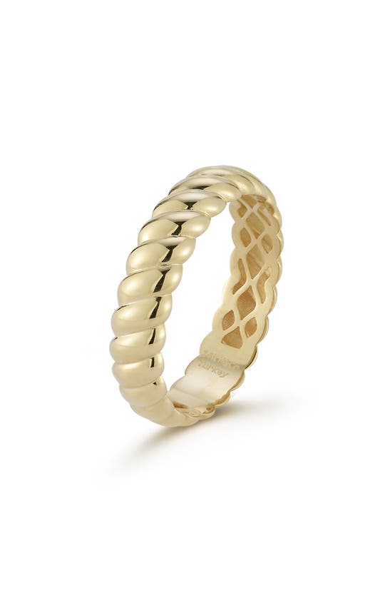 Shop Ember Fine Jewelry Twist Band Ring In 14k Gold