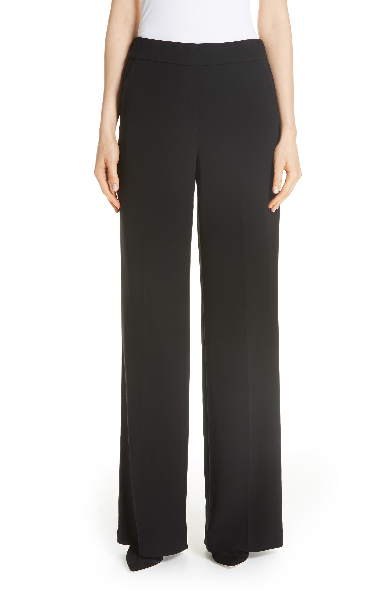 Theory Talbert Admiral Crepe Wide Leg Pants | Nordstrom