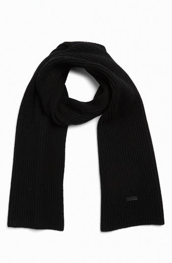 Louis Vuitton Men's Gray & Black Wool Reversible Scarf