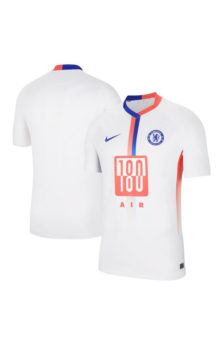 Nike Youth chelsea air max jersey Nike White Chelsea 2020/21 Fourth Stadium Air Max