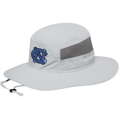 Men's Columbia Gray North Carolina Tar Heels Bora Bora Booney II Bucket Hat