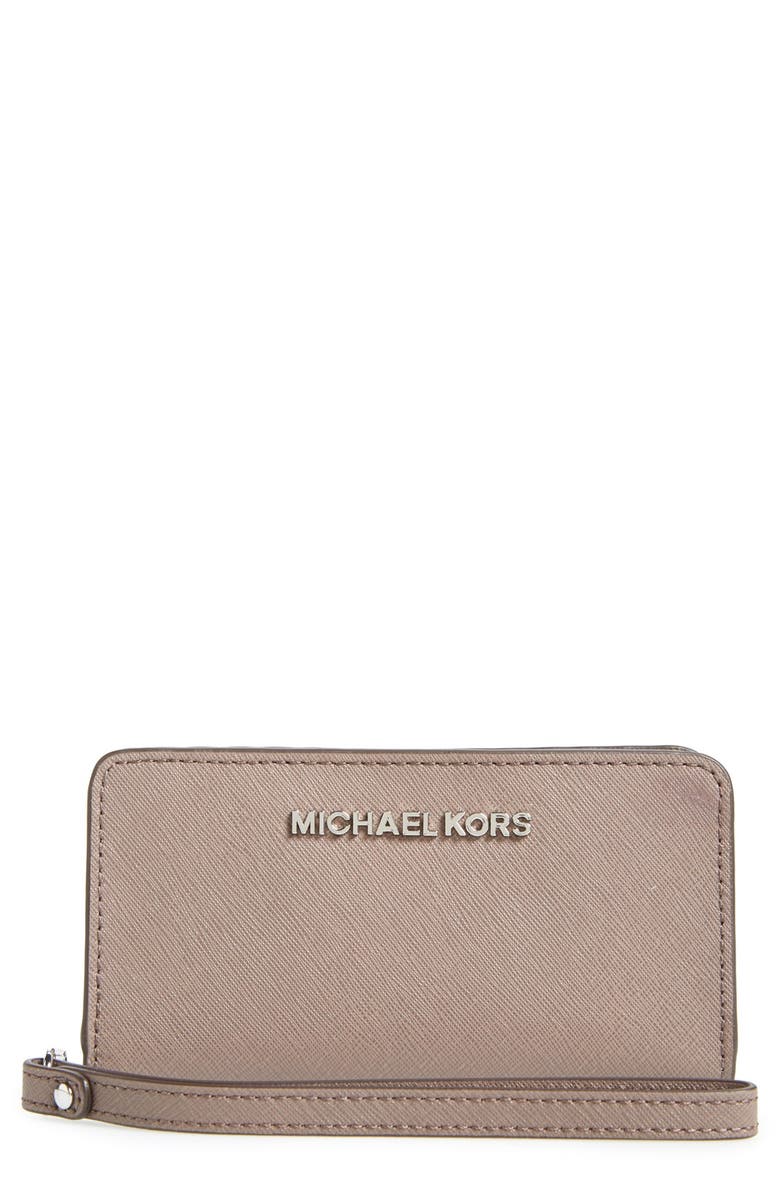MICHAEL Michael Kors Saffiano Phone Wallet | Nordstrom