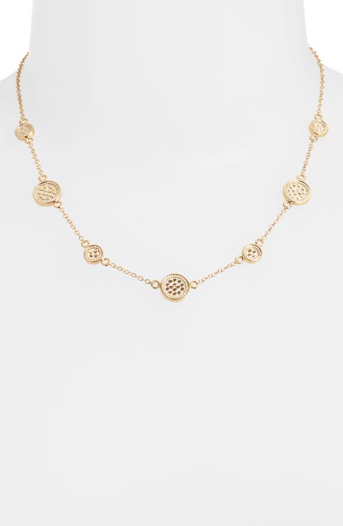 Shop Anna Beck Classic Station Necklace In Gold