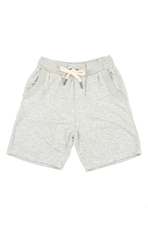 Miki Miette Kids' Rusty French Terry Shorts Moon Grey at Nordstrom,
