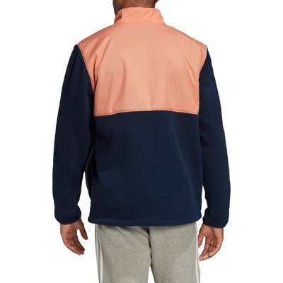 Adidas Originals Speed Pack Fleece Half-Zip Pullover, Blue