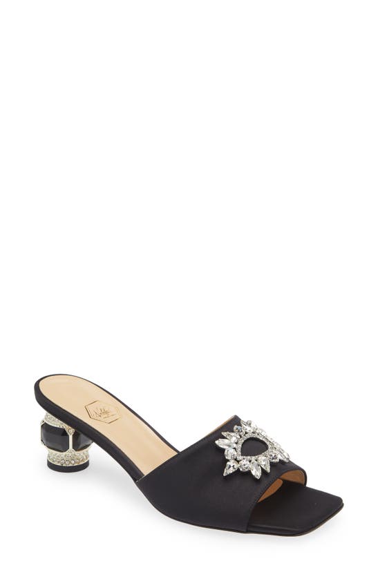 Nalebe Women's Aurum Embellished Kitten Heel Mules - 100% Exclusive In Black