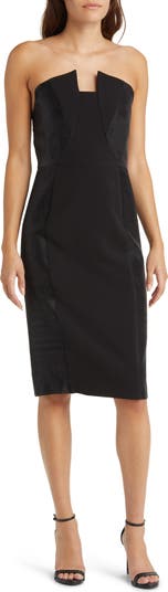 Black halo lena outlet dress