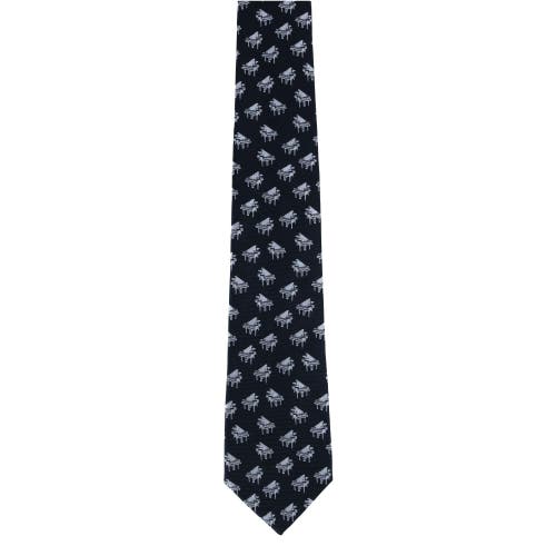 Trafalgar The Chopin Classical Piano Silk Necktie In Black