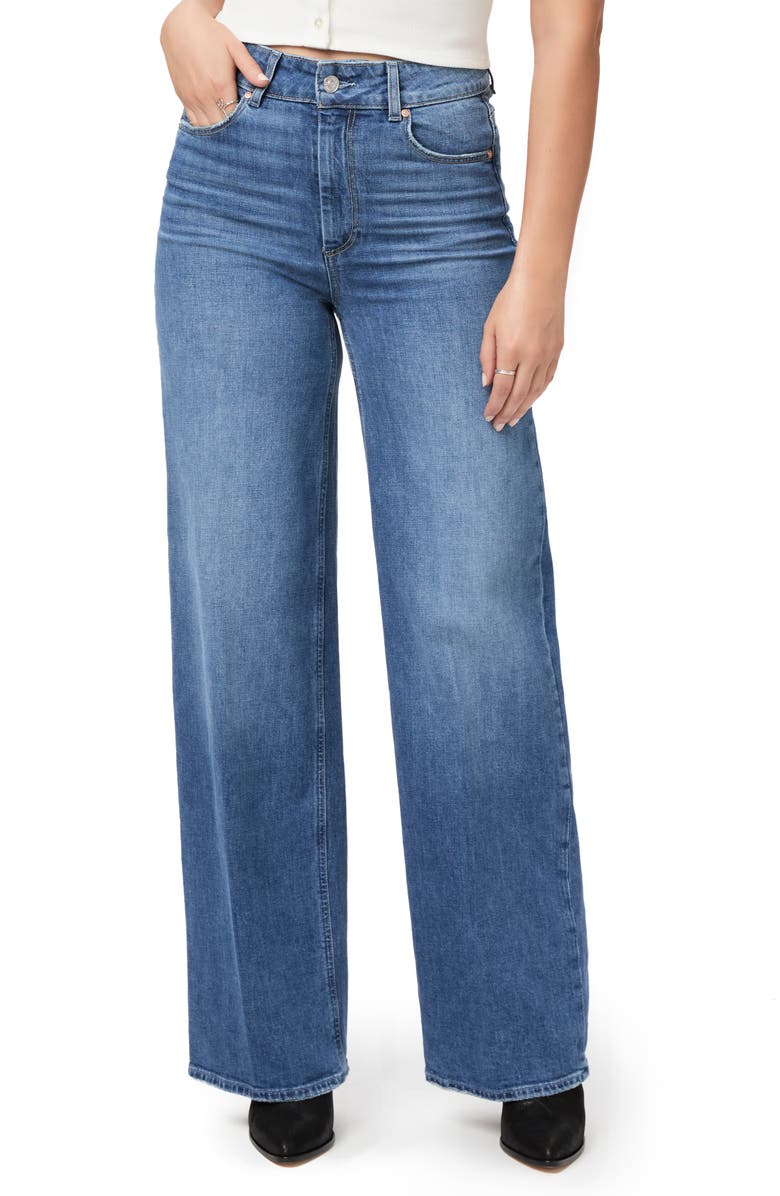 PAIGE Sasha High Waist Wide Leg Jeans | Nordstrom