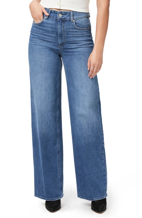 Sasha High Waist Wide Leg Jeans (Stefania Distressed)