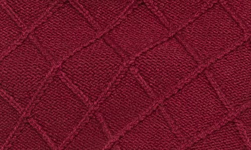Alexia Admor Pattern Knit Miniskirt In Burgundy
