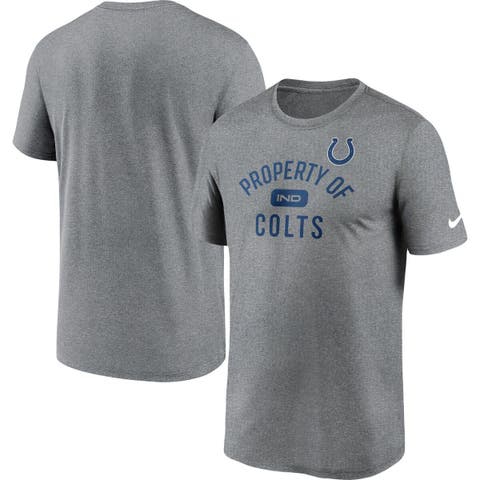 Indianapolis Colts Essential Blitz Lockup Nike Men's NFL T-Shirt in Blue, Size: Large | N1994LB98-057