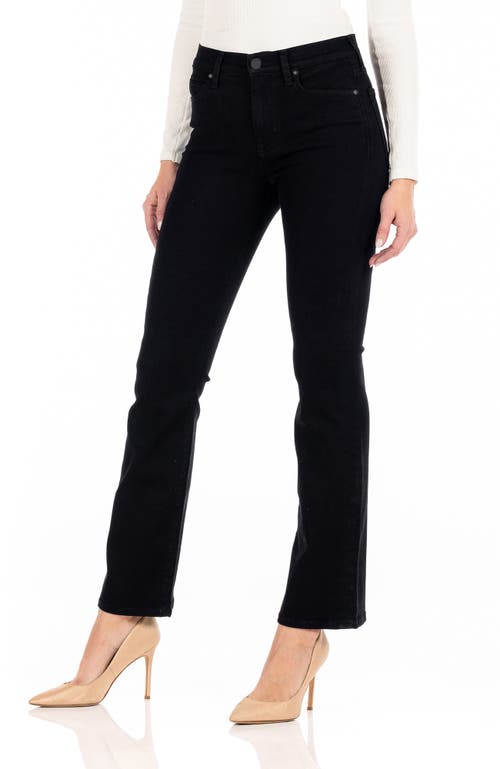 Fidelity Denim Lily High Boot Jeans In Jett Black