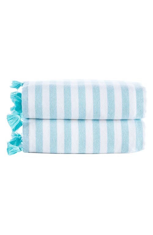 Brooks Brothers Signature Turkish Cotton 2-piece Bath Towel Set In Pink