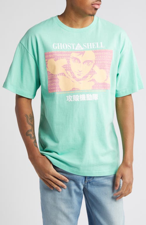 the Forecast Agency Ghost Shell Cotton Graphic T-Shirt Washed Spearmint at Nordstrom,