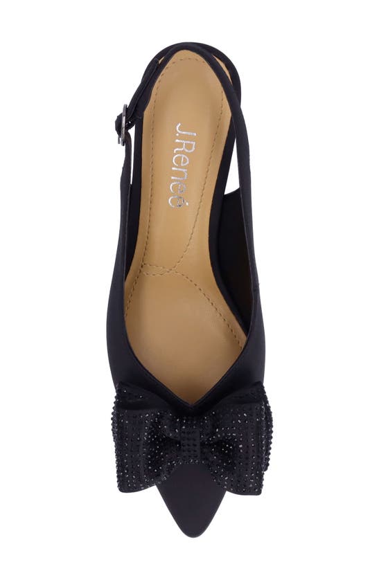 Shop J. Reneé Weslee Slingback Pointed Toe Pump In Black