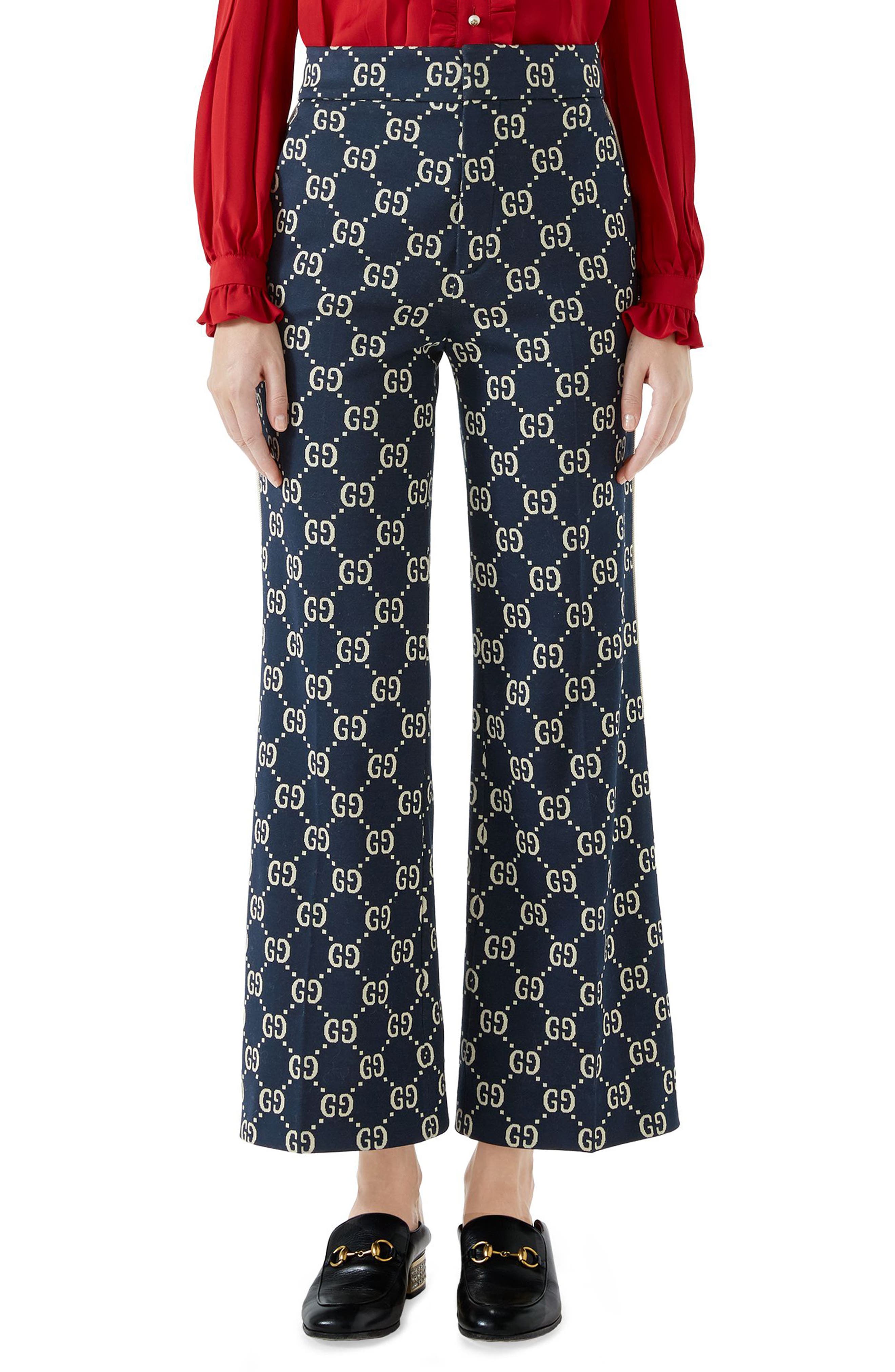 jersey cropped trousers