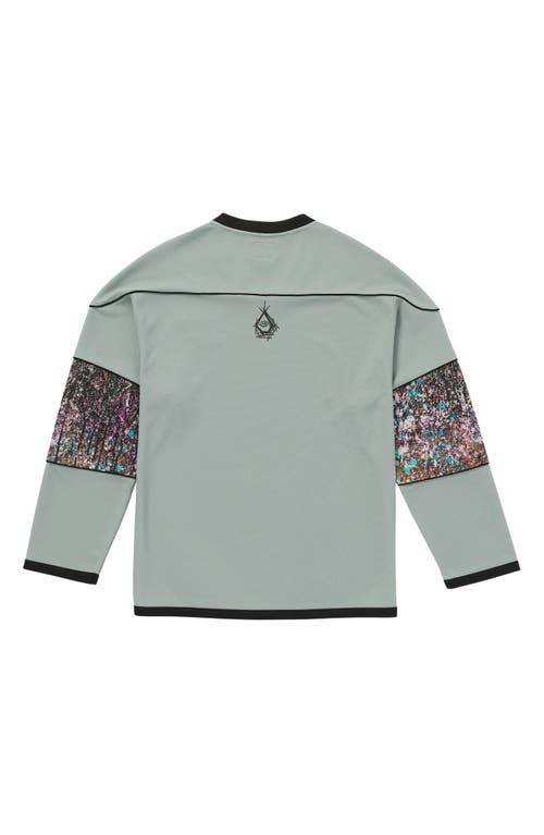 Shop Volcom X Bryan Iguchi Hockey Jersey In Cypress Green